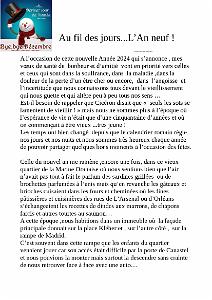 AU FIL DES JOURS 1 ER JANVIER 2024